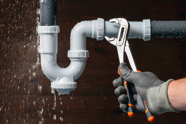 Professional Drain Cleaning technician working in Petersburg, IN